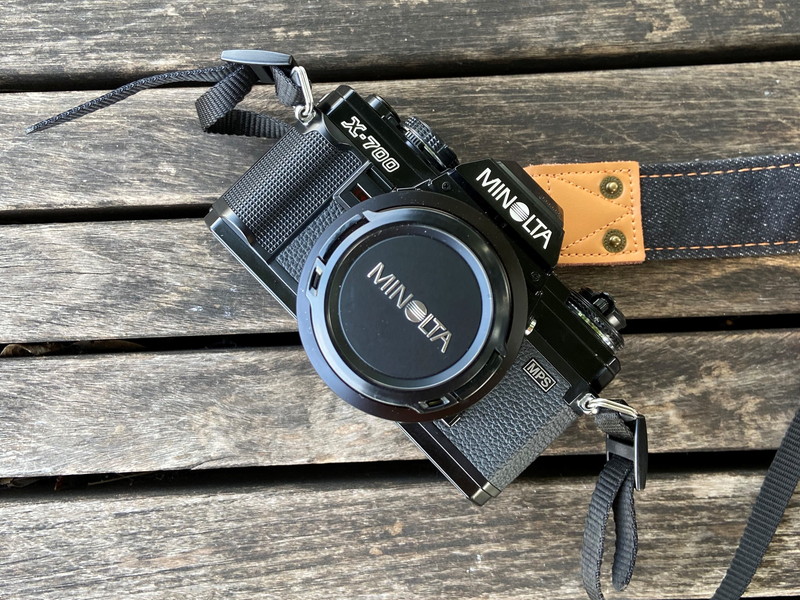 【販売格安】MINOLTA 一眼レフ　X-700フルセット フィルムカメラ